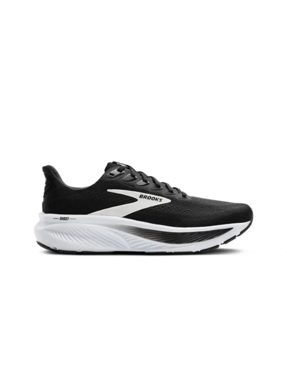 Brooks Black & White Ghost Running Shoes